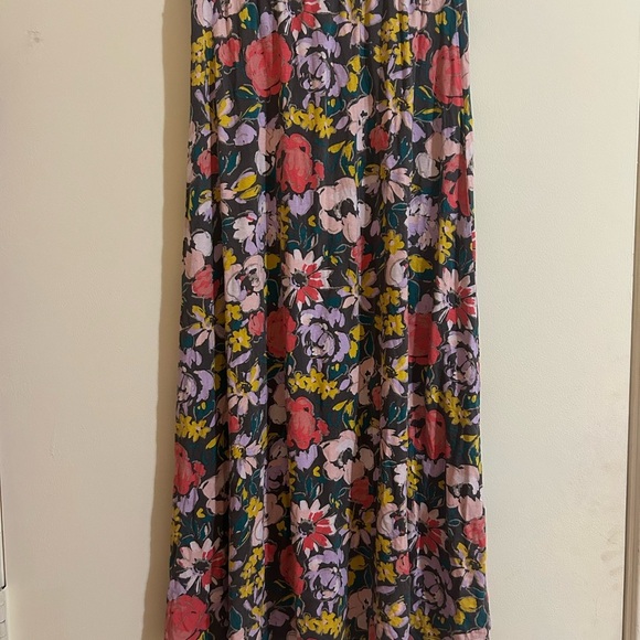 Cherokee Floral Skirt - Pink, Purple, Yellow - Picture 2 of 4